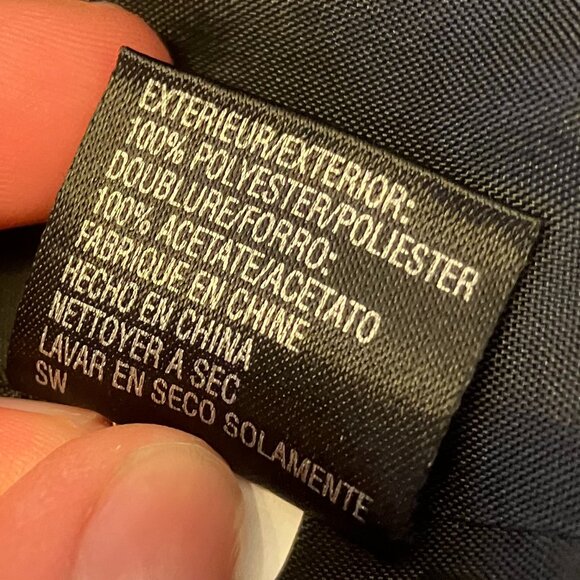 Tahari by ASL Dress Black Knee Length Dress Belt V Neck Collar NWOT Size 10 - Picture 11 of 14